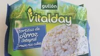 Mängden socker i Tortitas de arroz integral Vitalday