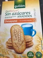 Mängden socker i Diet nature galletas de desayuno con cereales
