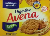 Mängden socker i Digestive Avena