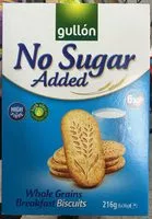 Mängden socker i Biscuits Petit-Déjeuner Céréales Complètes Sans Sucre Ajouté