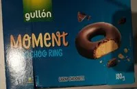 Mängden socker i Moment big choco ring dark chocolate