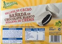 Mängden socker i Galetta de cacao