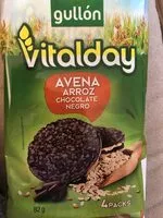 Mängden socker i Vitalday avena arroz chocolate negro