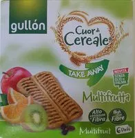 Mängden socker i Cuor di Cereale Take Away Multifrutta