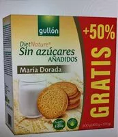 Mängden socker i Galleta Dorada Diet 600gr