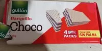 Mängden socker i Barquillos de choco
