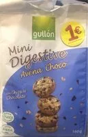 Mängden socker i Mini Digestive avena choco