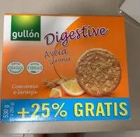 Mängden socker i Digestive Naranja