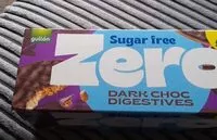 Mängden socker i Zero Dark Choc Digestives