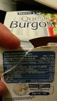 Mängden socker i Queso Burgos