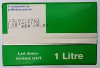 Mängden socker i lait1/2