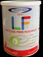 Mängden socker i PRONUBEN BABY LACTOSE FREE