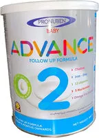 Mängden socker i BABY ADVANCE 2 - 400 gr