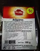 Mängden socker i Bulgaros