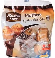 Mängden socker i Montes Lara Muffins Pepites Chocolat Vanille 450 GRS
