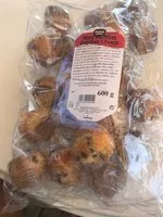 Mängden socker i Mini muffins pépites Choco