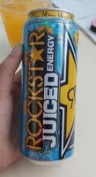 Mängden socker i Rockstar Juiced Energy Mango