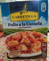 Mängden socker i Pollo cazuela con pimientos