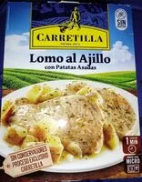 Mängden socker i Lomo al ajillo con patatas asadas