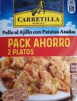 Mängden socker i Pollo al ajillo con patatas asadas