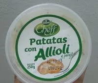 Mängden socker i Patatas con alioli y perejil