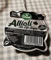 Mängden socker i Allioli con Ajo Negro