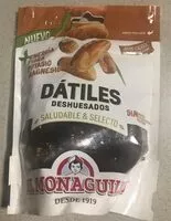 Mängden socker i Dátiles deshuesados