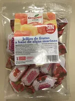Mängden socker i Jelly de frutas sin azúcar a base de algas marinas