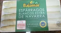 Mängden socker i Espárragos blancos extra de Navarra
