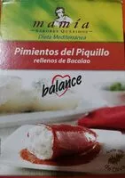 Mängden socker i Pimientos Bajamar Mamia R / Baca
