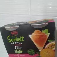 Mängden socker i Sorbete de caqui con maracuyá