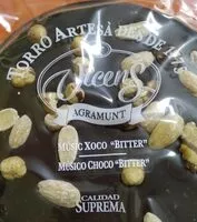 Mängden socker i Torró músic xoco "bitter"