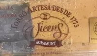 Mängden socker i Torró Artesà Vicens