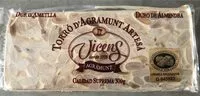 Mängden socker i Turrón duro de almendra