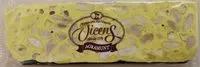 Mängden socker i Nougat dur amandes pistaches et citron