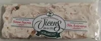 Mängden socker i Turrón almendra sin azúcares añadidos