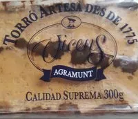 Mängden socker i Torró artesà Des de 1775 Agramunt