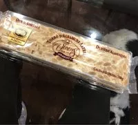 Mängden socker i Nougat dur aux amandes