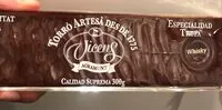 Mängden socker i Turrón trufa whisky