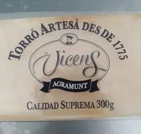 Mängden socker i Turron de noix de coco
