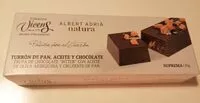 Mängden socker i Turrón de pan, aceite y chocolate