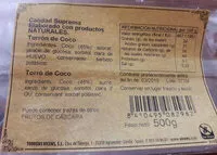 Mängden socker i Turron cremoso de almendra