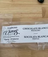 Mängden socker i Turon chocolat blanc pistache