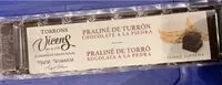Mängden socker i Praliné de turrón con chocolate a la piedra