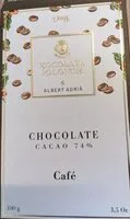 Mängden socker i Chocolate negro café