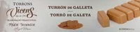 Mängden socker i Turron de Galleta