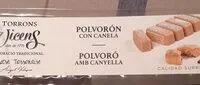 Mängden socker i Turrón de polvorón con canela