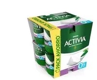 Mängden socker i Activia 0% natural