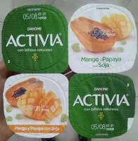 Mängden socker i Bífidus de frutas exóticas con mango, papaya y soja sin gluten