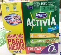 Mängden socker i Activia Danone